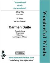 Carmen Suite (4 Mvts) Trio for Flute, Bb Clarinet, Bassoon cover